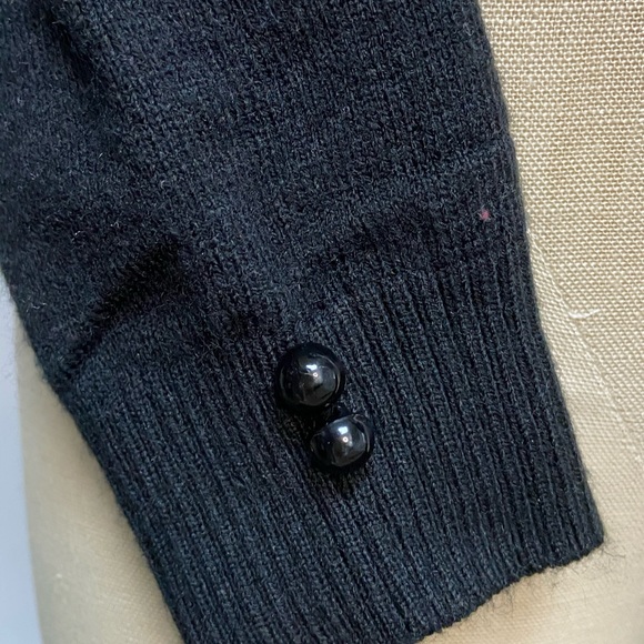 One Step Up Elegant Black Sweater - Picture 6 of 7